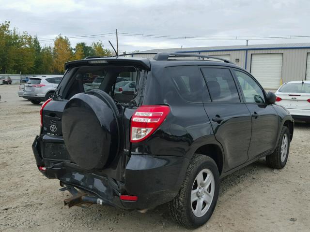 2T3JF4DV2BW087236 - 2011 TOYOTA RAV4 BLACK photo 4