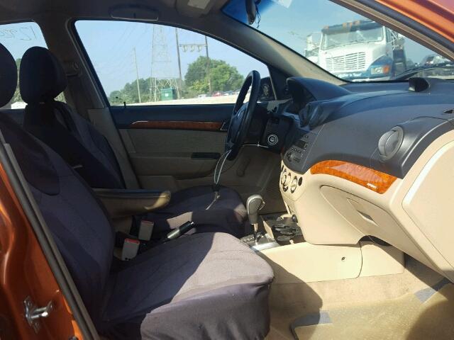 KL1TD56618B044946 - 2008 CHEVROLET AVEO BASE Қызғылт сары фото 5