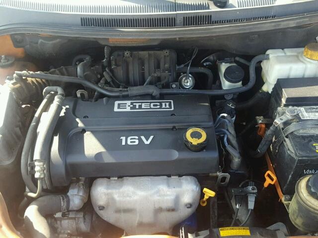 KL1TD56618B044946 - 2008 CHEVROLET AVEO BASE Қызғылт сары фото 7