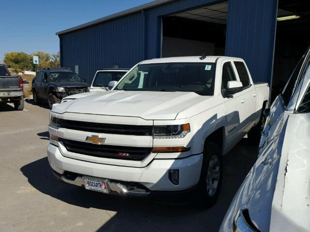 3GCUKREC3HG443897 - 2017 CHEVROLET SILVERADO WHITE photo 2