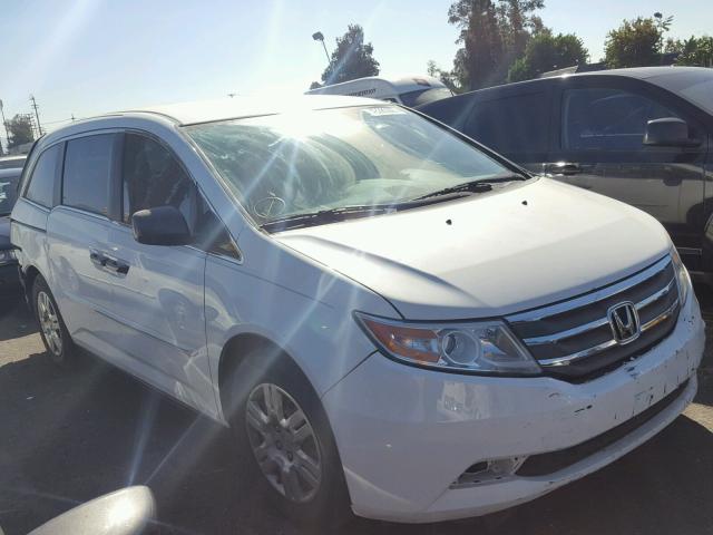 5FNRL5H26DB028877 - 2013 HONDA ODYSSEY WHITE photo 1