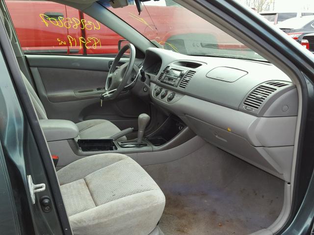 4T1BF32K52U529247 - 2002 TOYOTA CAMRY LE მწვანე ფოტო 5