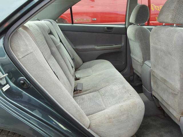 4T1BF32K52U529247 - 2002 TOYOTA CAMRY LE მწვანე ფოტო 6