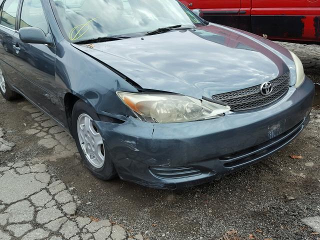 4T1BF32K52U529247 - 2002 TOYOTA CAMRY LE მწვანე ფოტო 9