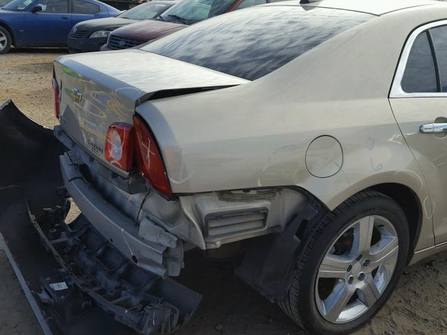 1G1ZC5E04CF315625 - 2012 CHEVROLET MALIBU 1LT TAN photo 9