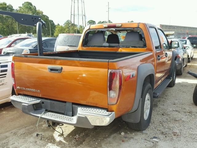 1GCDS136958152773 - 2005 CHEVROLET COLORADO ORANGE photo 4