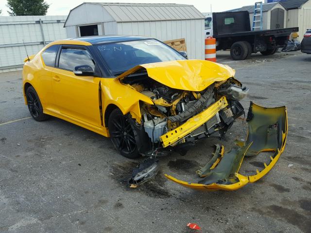 JTKJF5C76C3023044 - 2012 TOYOTA SCION TC 黄色 照片 1