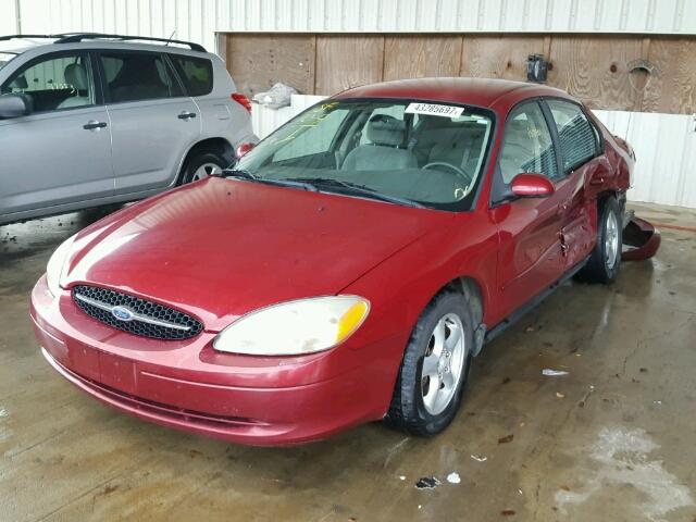 1FAFP55U03A271868 - 2003 FORD TAURUS SES BURGUNDY photo 2