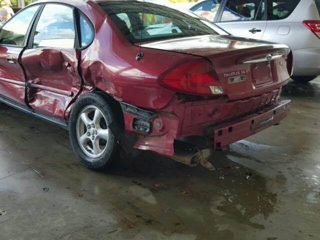 1FAFP55U03A271868 - 2003 FORD TAURUS SES BURGUNDY photo 9