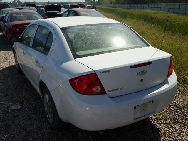 1G1AD5F53A7151988 - 2010 CHEVROLET COBALT 1LT WHITE photo 3