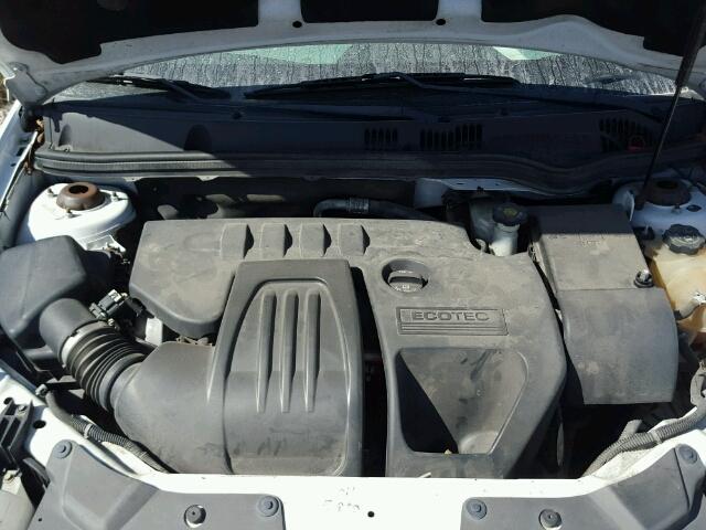 1G1AD5F53A7151988 - 2010 CHEVROLET COBALT 1LT WHITE photo 7