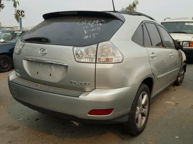 2T2HA31U16C100217 - 2006 LEXUS RX 330 SILVER photo 4