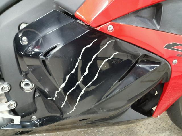 JH2PC40849K200780 - 2009 HONDA CBR600 RED photo 5