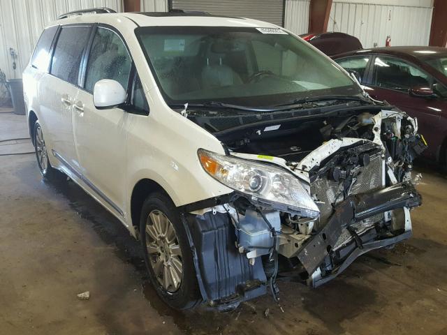 5TDDK3DC4BS025534 - 2011 TOYOTA SIENNA XLE WHITE photo 1