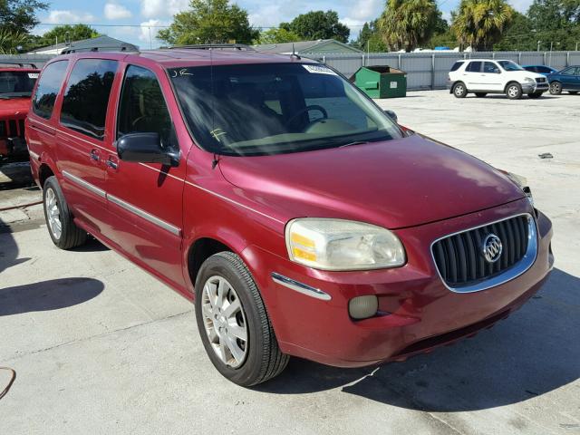 5GADV23L55D285610 - 2005 BUICK TERRAZA CX RED photo 1