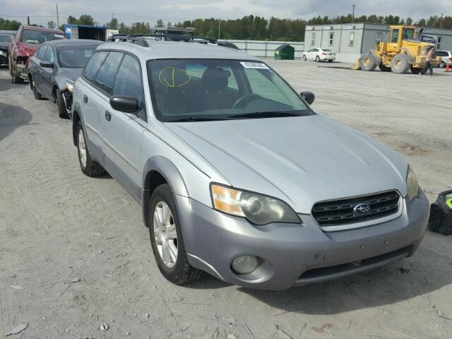 4S4BP61C657359329 - 2005 SUBARU LEGACY OUT SILVER photo 1