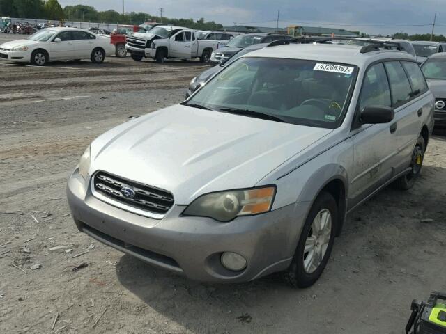 4S4BP61C657359329 - 2005 SUBARU LEGACY OUT SILVER photo 2