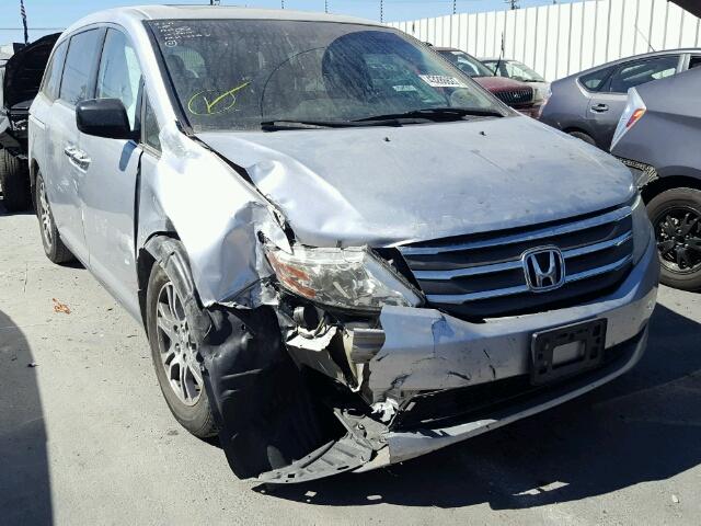 5FNRL5H63BB041067 - 2011 HONDA ODYSSEY EX SILVER photo 1