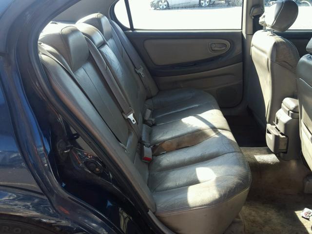 JN1CA31D41T832456 - 2001 NISSAN MAXIMA GXE BLUE photo 6