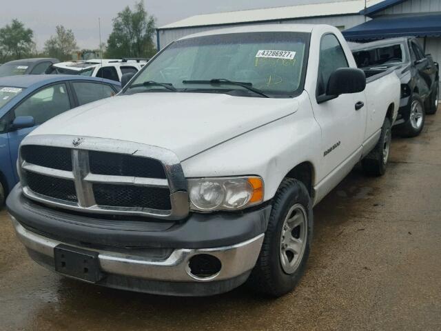 1D7HA16K52J135525 - 2002 DODGE RAM 1500 WHITE photo 2