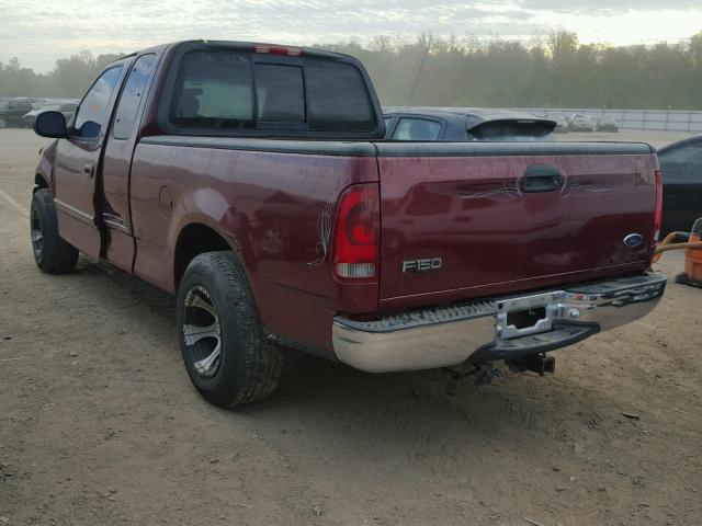 1FTRX17W83NA22418 - 2003 FORD F150 MAROON photo 3