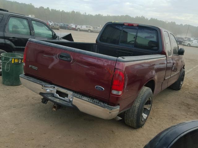 1FTRX17W83NA22418 - 2003 FORD F150 MAROON photo 4