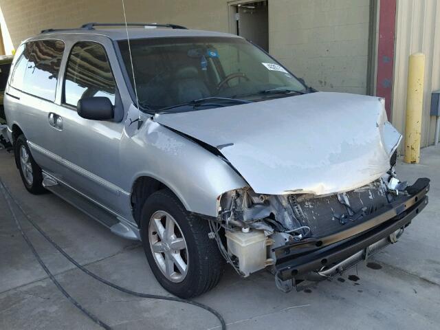 4N2ZN17TX2D810680 - 2002 NISSAN QUEST GLE SILVER photo 1