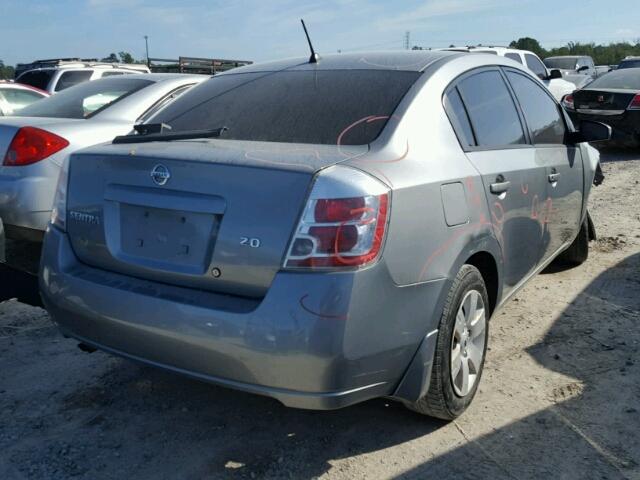 3N1AB61E47L690136 - 2007 NISSAN SENTRA 2.0 GRAY photo 4