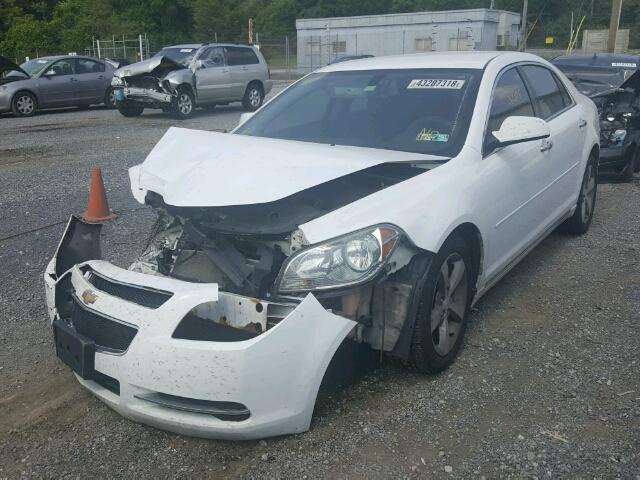 1G1ZC5E04CF226931 - 2012 CHEVROLET MALIBU 1LT WHITE photo 2