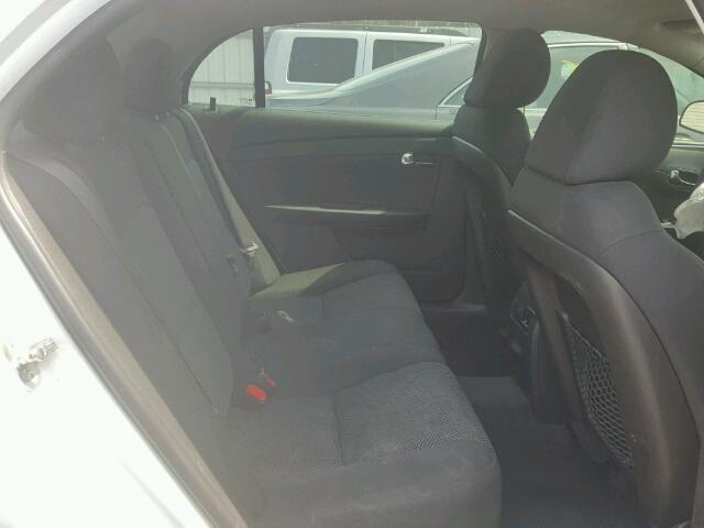 1G1ZC5E04CF226931 - 2012 CHEVROLET MALIBU 1LT WHITE photo 6