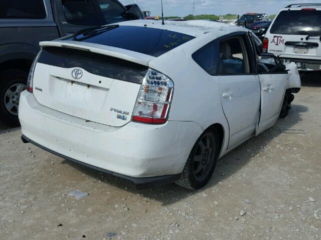 JTDKB20U073288273 - 2007 TOYOTA PRIUS WHITE photo 4