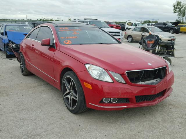 WDDKJ5GB1AF031689 - 2010 MERCEDES-BENZ E 350 RED photo 1