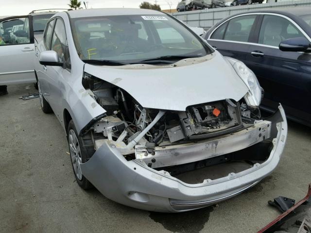 1N4AZ0CP1DC400985 - 2013 NISSAN LEAF S SILVER photo 1