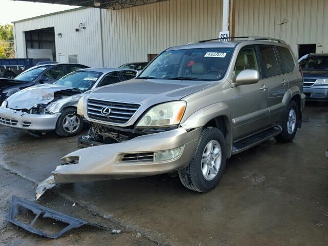 JTJBT20X230020017 - 2003 LEXUS GX 470 GOLD photo 2