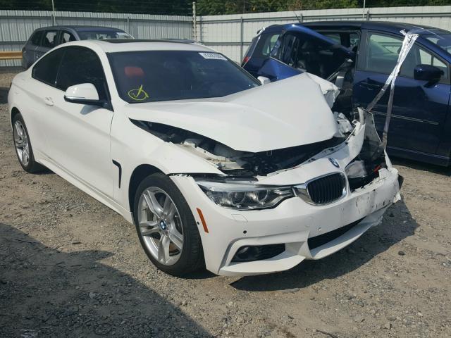 WBA3R5C57GK374107 - 2016 BMW 435 XI WHITE photo 1