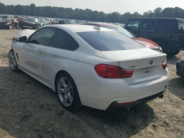 WBA3R5C57GK374107 - 2016 BMW 435 XI WHITE photo 3