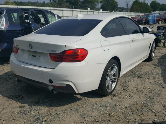 WBA3R5C57GK374107 - 2016 BMW 435 XI WHITE photo 4