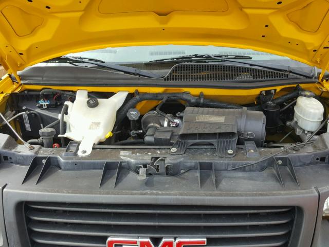 1GDJG31K591902700 - 2009 GMC SAVANA CUT YELLOW photo 7