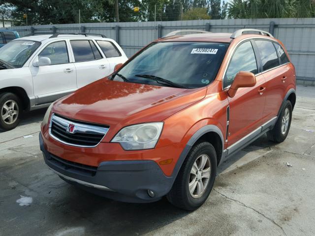 3GSCL33P48S502999 - 2008 SATURN VUE XE ORANGE photo 2