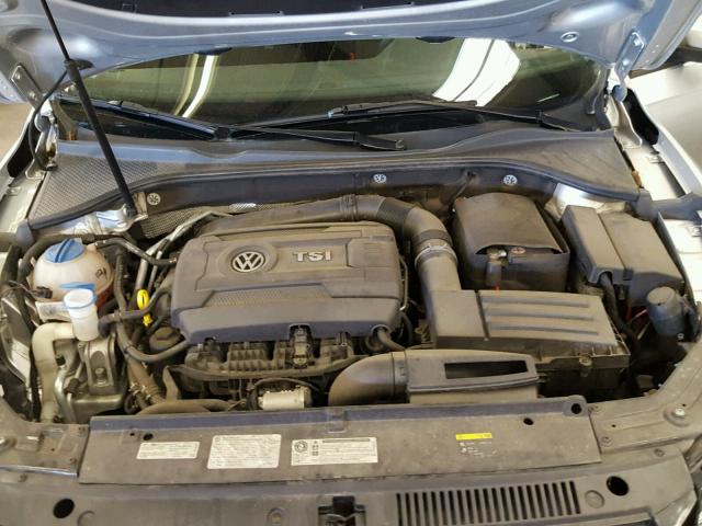 1VWAS7A30EC121193 - 2014 VOLKSWAGEN PASSAT SILVER photo 7