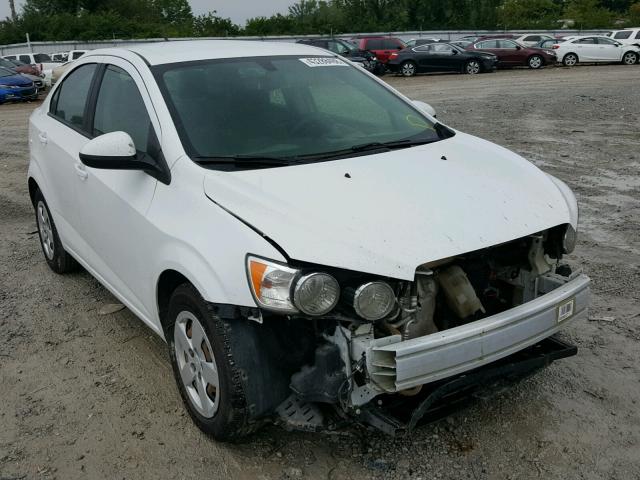 1G1JA5SH3E4238600 - 2014 CHEVROLET SONIC LS WHITE photo 1
