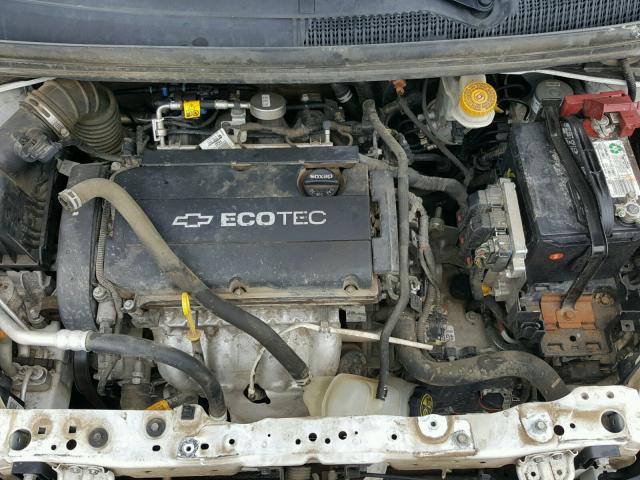 1G1JA5SH3E4238600 - 2014 CHEVROLET SONIC LS WHITE photo 7