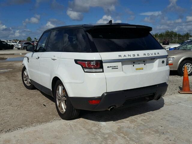 SALWG2VF2GA650251 - 2016 LAND ROVER RANGE ROVE WHITE photo 3