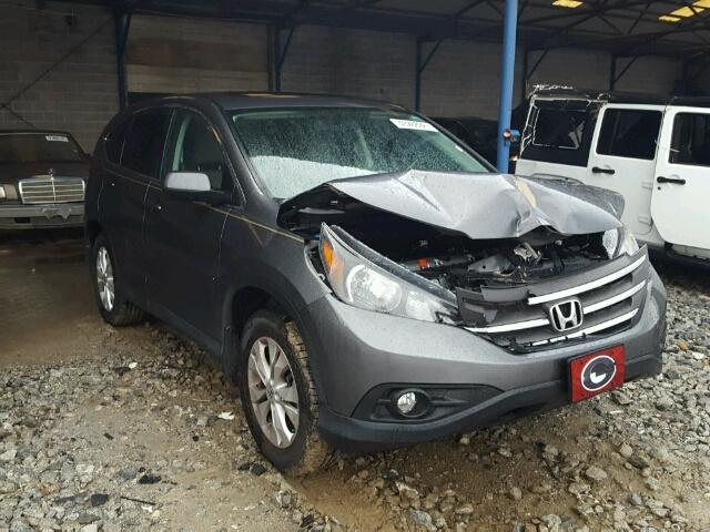 2HKRM3H54EH504221 - 2014 HONDA CR-V EX GRAY photo 1