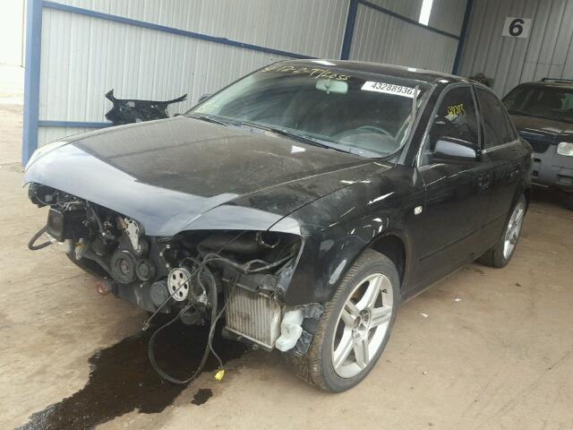 WAUAF78E37A099149 - 2007 AUDI A4 2.0 TUR BLACK photo 2