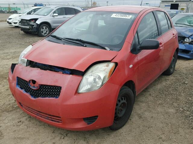 JTDKT923175056571 - 2007 TOYOTA YARIS ORANGE photo 2