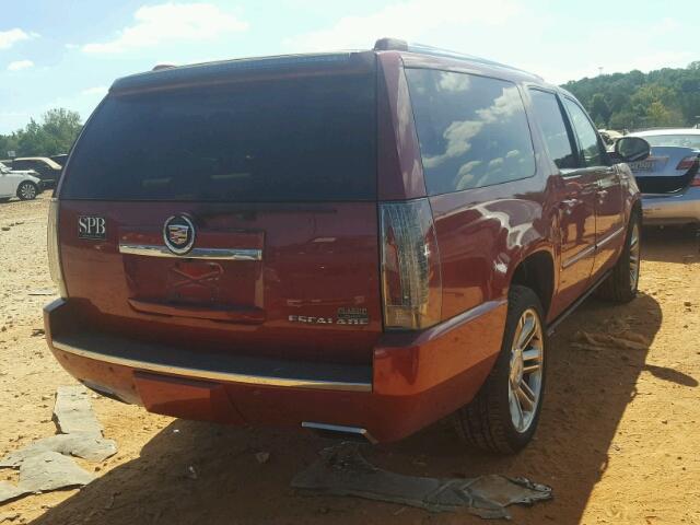 1GYS3JEF6ER208853 - 2014 CADILLAC ESCALADE E RED photo 4