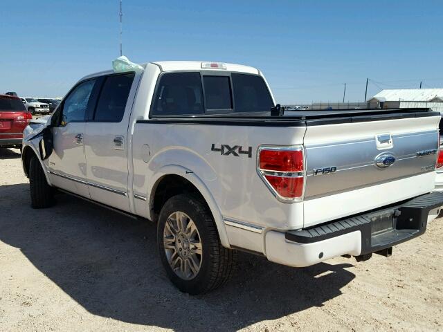 1FTFW1ET5CFB72348 - 2012 FORD F150 SUPER WHITE photo 3