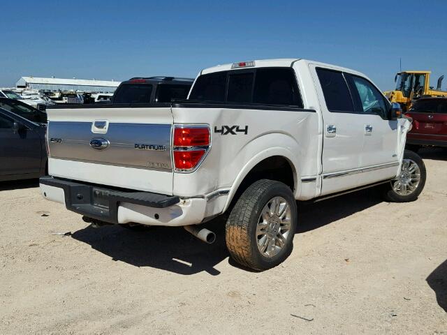 1FTFW1ET5CFB72348 - 2012 FORD F150 SUPER WHITE photo 4