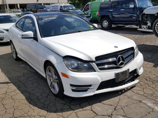 WDDGJ8JB9EG174065 - 2014 MERCEDES-BENZ C 350 4MAT WHITE photo 1